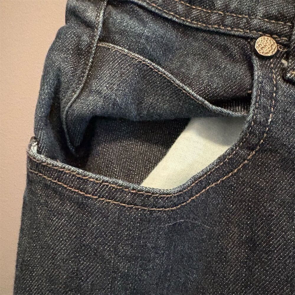 Natural Reflections Women's Size 12 Straight Blue Jeans Mid Rise Denim Fisherman - Picture 3 of 10